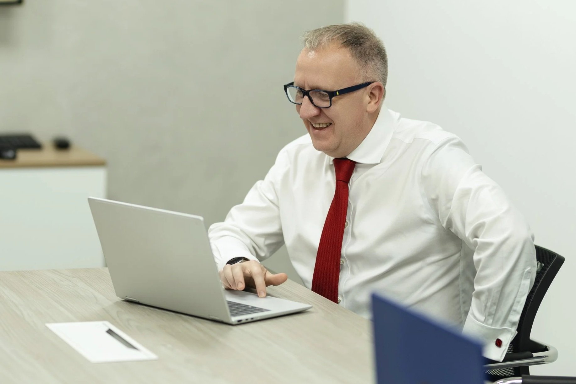 An adviser reviewing a portfolio on a video call